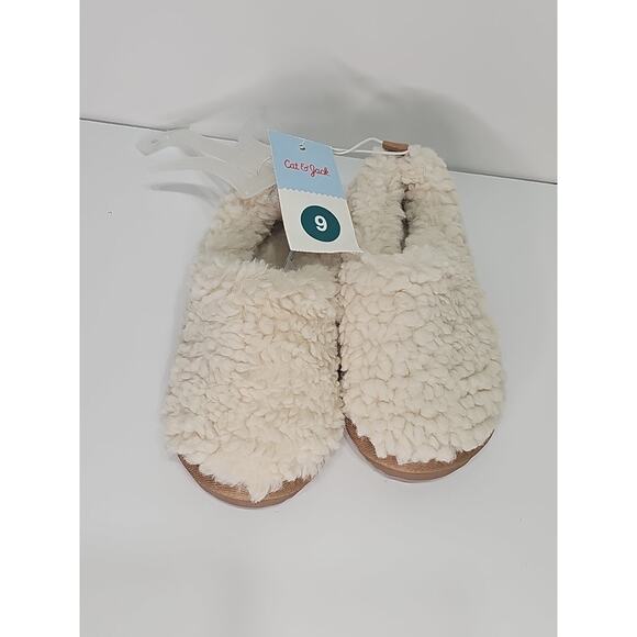 Cat & Jack Kids’ Sherpa Clogs – Size 9 – NWT - Picture 1 of 8